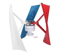 Asixxsix Kit de Générateur D'éoliennes, Génération de Puissance D'éoliennes de 300W Axe Vertical avec Contrôleur 3 Lame Portable Générateur Aimant Permanent pour la Cabine de Maison