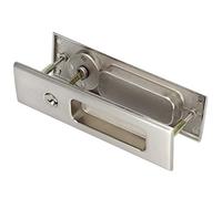 Asixxsix Kit de Serrure de Porte Coulissante en Verre Durable Avec Haute Sécurit, Installation Facile, Convient Aux Portes de 35 à 40 Mm d'Épaisseeur, Adapté Aux (Serrure de porte coulissante à