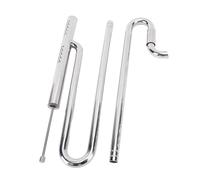 Asixxsix Kit De Tuyaux D'entrée Et De Sortie Lilys Pipe, Mini 11,8 Pouces en Acier Inoxydable, Rotation à 360 Degrés, Ensemble De Tuyaux D'entrée Et De Sortie Skimme pour Aquariums