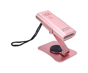 Asixxsix Kit d'Extensions de Cheveux V Light, luminosité Réglable, LED à Durcissement Rapide, Ensemble d'outils Rechargeables de 3000 MAh pour Extensions de Perruque Ondulée de Vrais Cheveux (Or