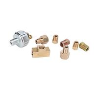 Asixxsix Kit D'interrupteur de Frein Hydraulique Universel avec | Système de feux stop Plug and Play, adaptateur de ligne 3/16 1/4 pouces, pour modification des freins de voiture