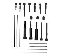 Asixxsix Kit d'Outils de Retrait de Bougie de Préchauffage, 22 PIÈCES, Kit d'Outils de Retrait de Bougie de Préchauffage Avec Coupé-fil, Perceuse Spéciale, Boulons 'Extraction et Boîte