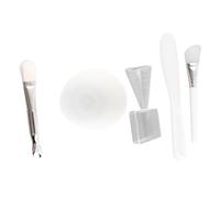 Asixxsix Kit D'outils pour le Visage, Ensemble D'outils pour le Visage, Bol à Mélanger en ABS de qualité Supérieure, pour Régime de Soins de la Peau, Brosse en Silicone pour les Types de Peau