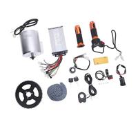 Asixxsix Kit moteur DC sans balais 48V 1000W, 4000RPM Low Noise Aluminum Brushless Motor with Controller Throttle, Electric Motor Kit for Electric Scooter Bicycle Motorcycle