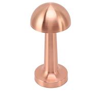 Asixxsix Lampe de Table, Lampe de Bureau Rechargeable en Forme de Champignon en Métal avec Contrôle Tactile, 3 Modes D'éclairage en Continu Veilleuse Art Déco avec Base Antidérapante
