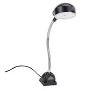Asixxsix Lampe de Travail LED à Col de Cygne Flexible 15 W 1500 Lm avec Base Magnétique Carrée, pour Tour, Fraiseuse CNC, Perceuse, Presse, établi, Machine à Coudre, Lumière Blanche 6500K (Prise UE)