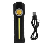 Asixxsix Lampe d'inspection automobile, lampe d'inspection portable 500LM avec base magnétique et crochet, lampe de travail LED rechargeable par USB pour correspondance des couleurs