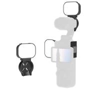 Asixxsix Lampe Vidéo LED pour avec Batterie 200 MAh, 3 Modes de Couleur et Niveaux de luminosité 95 CRI, Clips de Montage Magnétiques Rechargeables USB C pour Enregistrement Vlog en