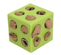 Asixxsix Le Jouet Puzzle pour Chien Stimule L'intelligence de L'animal, Jouet à Renifler Silicone Contrôles Rythme d'alimentation, Cube Renifler Animaux Petite Moyenne Grande Taille (Green)