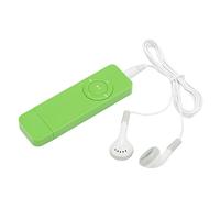 Asixxsix Lecenteur MP3, Leceneur de Muque Sans Perte Avec écoTeurs et Cordon de 3,5 Mm, Prix en Charge d'Unte Mémoire de 64 Go, Leceneur MP3 Rechargeable de 180mah (GREEN)