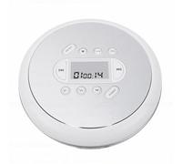 Asixxsix Lecteur CD Portable avec Anti-Saut de 60 Secondes | avec écouteurs, Lecteurs CD de Bureau pour Lecteur de Musique de Voiture à Domicile