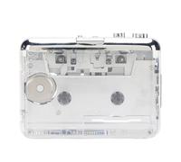 Asixxsix Lecteur de Cassette Portable, Convertisseur de Cassette vers MP3, Lecteur de Bande de Cassette Rembobinant Automatique avec des écouteurs Câblés de 3,5 Mm