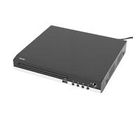 Asixxsix Lecteur DVD, ABS 1080p, Lecteur DVD Simple avec Lecture MP3, télécommande, entrée Micro 6,5 mm, Interface USB, Affichage numérique LED, CD, pour TV et chaîne Hi-FI (Prise UE)