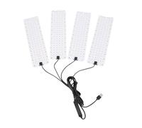 Asixxsix LED Grow Light, Haute efficacité PPFD Spectre Complet Plant Intérieur Lampe de Culture avec 3 9h 12H Timer, Économie D'énergie Lampe de Culture Hydroponique pour Le Jardin Serre (4 têtes)