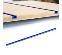 Asixxsix Lot de 2 Rails en T en Aluminium de 60 Cm, Profil Double Coupe de 1,9 Cm avec Trous de Montage Pré-percés, Rail en T pour Gabarits et Accessoires de Travail du Bois, Table de
