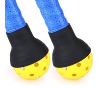 Asixxsix Lot de 2 Ramasseurs de Balles de Tennis Supérieurs pour Raquette, Ventouse, Récupération de Balles de Paddle, Portable et Léger en Silicone, Convient à la Plupart des (2 ramasseurs de)