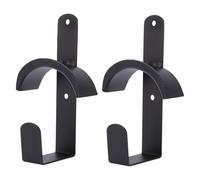 Asixxsix Lot de 2 Supports de Selle Muraux en Fer et Métal avec Crochet, Support de Selle pour écuries, Granges, Patios, Arrière Cours, Parcs, Salles de Stockage, Couvertures