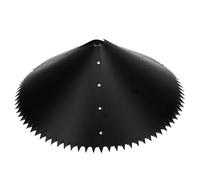 Asixxsix Lot de 3 Protections Anti-écureuils pour Poteau de mangeoire, Protection à 360 degrés en métal, résistante aux intempéries, pour mangeoire extérieure