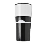 Asixxsix Machine à Café Goutte à Gotte Portable, Machine à Café Goutte à Gotte de Voyage 450 Ml de Capsules de Verse, à à Capsules, Cafetières à Perfusion Chaude et Froide (noir blanc)