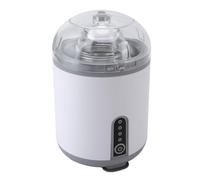 Asixxsix Machine à œufs électrique Dorée, Mélangeur Automatique Rechargeable de 1200 MAh avec Couvercle en PC Transparent, Base Antidérapante pour Petit Déjeuner, Nutrition équilibrée, (WHITE)