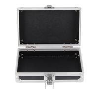 Asixxsix Mallette de Transport en Aluminium, 7,1 X 4,3 X 2,3 Pouces Boite de Renforcement de Sangle en Métal pour Kit de Tatouage, Grands Outils de Caméra d'Espace