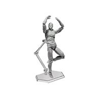 Asixxsix Mannequin de Dessin, Figurine de Pose Personnalisable pour Créations Artistiques, adapté aux Accessoires de Peinture et de Photographie, PVC Résistant (#13)