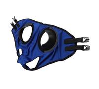 Asixxsix Masque de Cheval, Cache-Oeil de Cheval en Polyester pour la Course et L'entraînement, Lunettes de Course Respirantes pour Les Blessures aux Yeux, Réduisent Les Distractions (Blue)