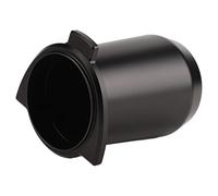 Asixxsix Matériau en Alliage D'aluminium de Tasse de café en Poudre Légère Compacte, Large Application pour le Magasin de thé au Lait, (BLACK)