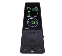 Asixxsix Métronome Numérique, 40 à 208 BPM, 9 Modes de Rythme, Métronome pour Guitare, Accordeur de avec Accordeur Automatique Intelligent, Affichage LED pour Guitares électriques, ukulélé, Violon
