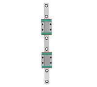 Asixxsix MGN9B Rail de Guidage Linéaire, 150mm, Largeur 9mm, Acier à | Ensemble de rails coulissants, conception de charge à 4 points, retenue de bille, système de lubrification, équipement