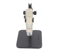 Asixxsix Microscope Numérique, Microscope Portatif sans Fil et USB 1600X, électronique Portable avec 8 LED Réglables Support en Métal pour l'inspection de Bijoux de Réparation électronique