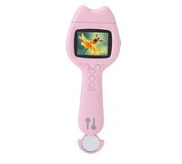Asixxsix Microscope numérique Portable de Poche avec écran 2 Pouces, caméra 2 MP, téléobjectif Double Objectif, grossissement Optique 500x, pour Enfants de 3 à 12 Ans. (Pink)