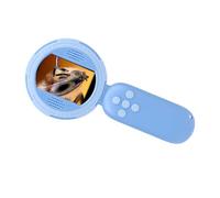 Asixxsix Microscope Numérique pour Enfants, Microscope Portable à Grossissement 2MP 100X avec écran IPS de 2 Pouces et 8 Lumières LED, Jouet éducatif Portable pour Garçons et Filles