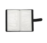 Asixxsix Mini Album Photo 96 Pochettes, Support de Clip de Rangement en Cuir PU pour Albums Photos Fuji Film Mini 12 11 Cartes de Crédit, Billets de Cinéma, Stockage et Affichage de (Dentelle noire)