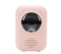 Asixxsix Mini Machine De Karaoke, Haut-Parleur Bluetooth Portable avec 2 Microphones sans Fil Et Intégré Dimmable Night Light Rechargeable Pa Système pour Adultes Enfants Home Party
