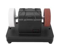 Asixxsix Mini Meuleuse D'établi, Ponceuse à Vitesse Variable de 3 Pouces 2000-6000 Tr/min pour L'affûtage, L'élimination de la Rouille, avec 2 Meules pour Couteaux, Forets, Coupe Pliante