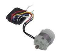 Asixxsix Mini Moteur Saw, 21V 14 Dents Motor de Scie électrique à Haute Puissance sans Pinceau pour 4 6 8 Pouces de Chaîne électrique sans Fil,avec Support pour Projets de Bricolage