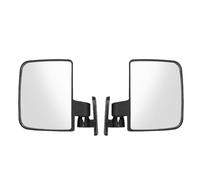 Asixxsix Miroirs Latéraux de la Voiturette de Golfs, Rétroviseur Latéral Réglable pour Ezgo, Voiture de Club, VTT, UTV, Miroir de Voiturette de Golfs sans Forage, Miroir de Vue Latérale