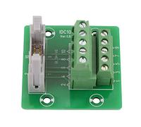 Asixxsix Module D'interface à Montage sur Rail DIN, Connecteur Mâle de Carte PLC avec Bornier à Vis, adapté aux Utilisateurs de PLC, Couleur Verte