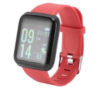 Asixxsix Montre de Suivi d'activité, Moniteur de Sommeil, Fréquence Cardiaque, Compteur de Pas, Suivi de Calories, Montre Intelligente étanche avec Notifications de Texte D'appel pour (Rouge)