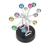Asixxsix Newton's Cradle Balance Ball, Boule Pendule Élecrique Newton, Boule d'Équilibre Scientifique Physique, Décoration de Divertivation de Bureau, Idéal pour Les Enfants Vos