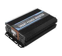 Asixxsix Onduleur 1500W, ConvertisSeur DC 12V vers 220V AC avec 2 Pris AC ET Ports USB, Onduleur à Batterie Sinusoidale Pure Les Voyages, Les Vacances ET Les Activités de Plein Air.