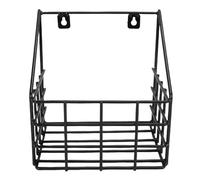 Asixxsix Organisateur pour écurie, 23,5 x 17,2 x 25,5 cm Panier métallique Multifonctionnel Grand Panier Mural, Panier Organisateur pour remorque à Chevaux pour Ranger la sellerie