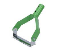 Asixxsix Outil de Jardin à étrier, Houe à Boucle en Acier Robuste pour Désherber, Planter, Semer des Graines, Faire des Sillons et du Sol, Tête de Houe de Jardin (Green)