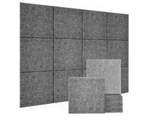 Asixxsix Panneaux Acoustiques Insonorisés 18 Pièces, (gris foncé)