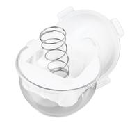 Asixxsix Passoire à Yaourt, Yaourtière Grecque Ronde, Passoire Alimentaire Efficace, Séparateur de Lactosérum de Grande Capacité, Filtre à Yaourt RÉUTILISABLE AVEC MAILLE ULTRA ULTRA FINE