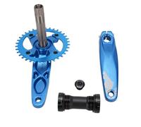 Asixxsix Pédalier VTT, Pédalier vélo 36T, Alliage d'aluminium, Technologie à Ressort hydraulique avec Conception de Haute précision pour Les transmissions 8-12 Vitesses, Installation