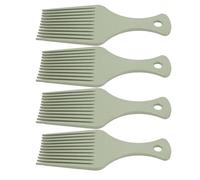 Asixxsix Peigne à Cheveux Peigne à Dents Larges pour Cheveux Bouclés avec Poignée Ergonomique pour Coiffer la Teinture et les Voyages