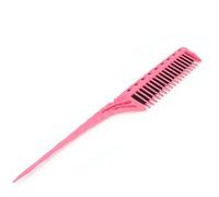 Asixxsix Peigne à Cheveux pour Créer Différents Styles, Combinaison de Dents Longues et Courtes, Poignée Confortable, Fournitures de Salon (Rose)