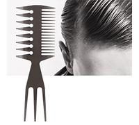 Asixxsix Peigne de Coiffure à Grande Dent et Manche Long, Corps Solide et épais pour une Coiffure Efficace, Taille Compacte pour les Voyages (2)